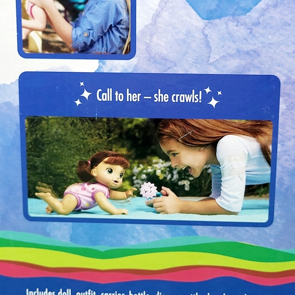 Baby Alive Baby Go Bye Bye Blonde Hair Doll 25+ Sounds and Phrases Age 3+ Hasbro - Picture 7 of 10